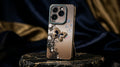 Luxury Elegant Blue Butterfly Diamond Mobile Cover Hot 14 Pro