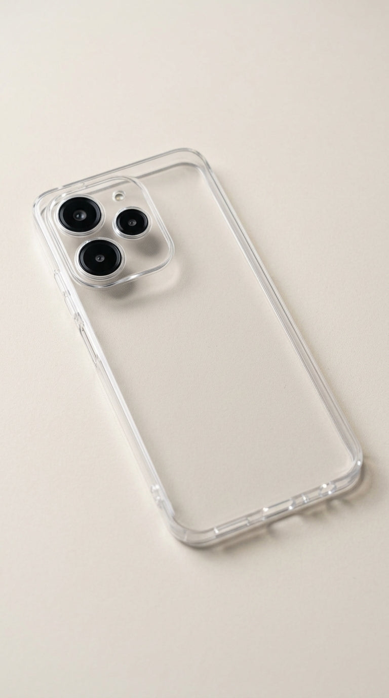 Crystal Clear Transparent Silicone Mobile Cover For Infinix Hot 30