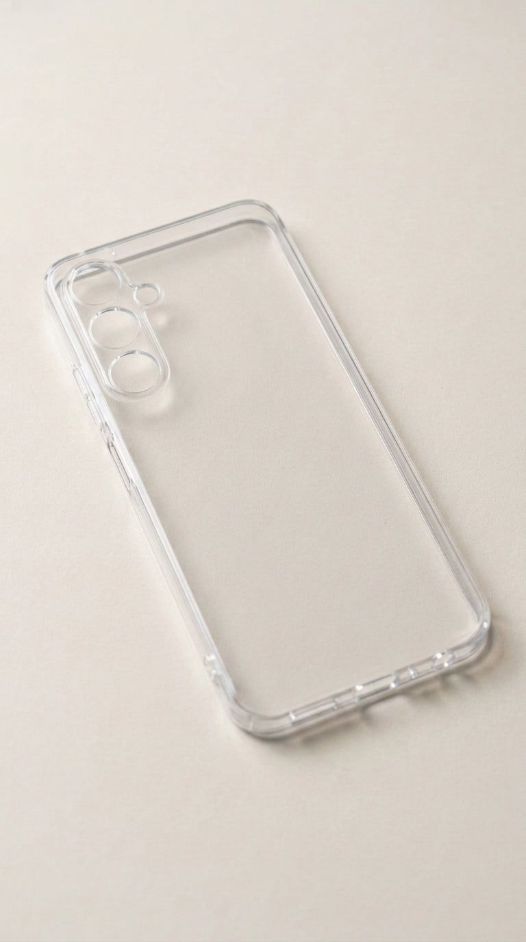 rystal Clear Transparent Silicone Mobile Cover For Samsung Galaxy A15